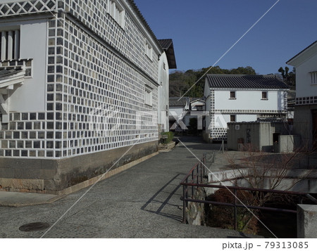 なまこ壁_倉敷美観地区 なまこ壁_倉敷美観地区 79313085