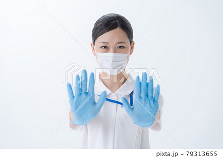 看護師　ナース　感染予防 79313655