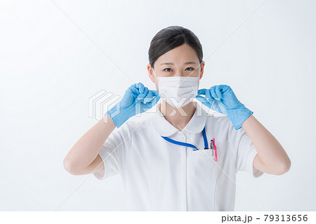 看護師　ナース　感染予防 79313656