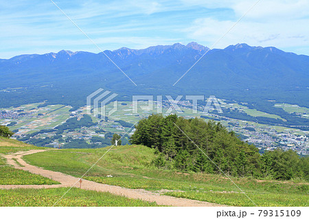 富士見パノラマリゾートから望む八ヶ岳連峰 79315109