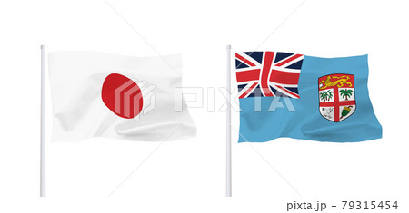 日本とフィジー共和国の国旗