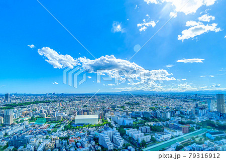 東京 恵比寿から望む富士山方面 東京 恵比寿から望む富士山方面 79316912