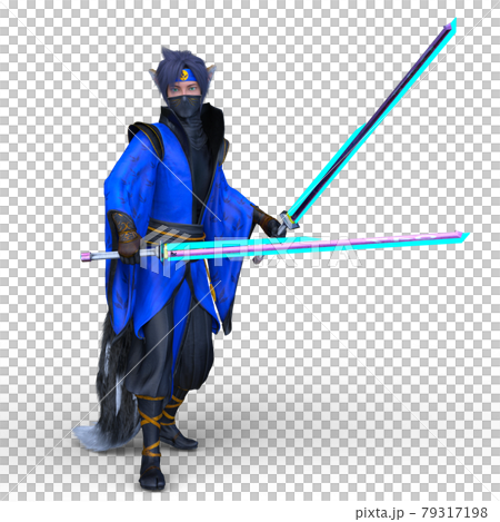 Dual wield swordfighter Dual wield swordfighter 79317198