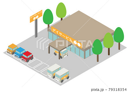 アイソメトリックなディサービスの建物 アイソメトリックなディサービスの建物 79318354