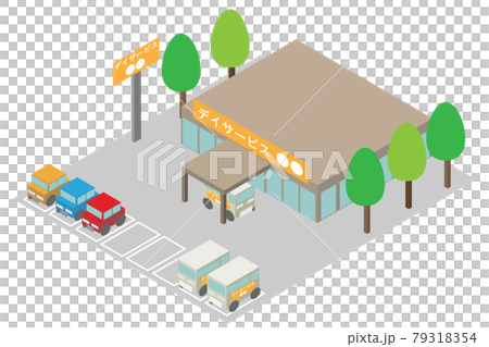 Isometric Deservice Building 79318354