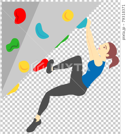 ボルダリング、スポーツ競技、選手、アスリート（女性） 79318371