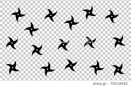 手裡劍圖案 79318492