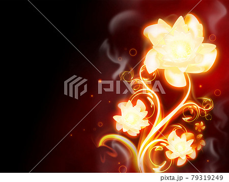 Fire Flowerのイラスト素材