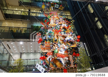 奉納　博多祇園山笠十七番飾り山笠ソラリア2021 79319688