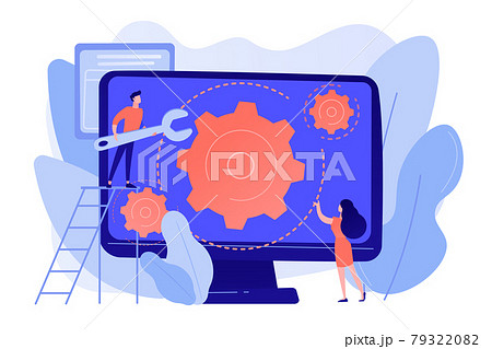 Computer service concept vector illustration. 79322082