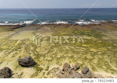 鹿児島県 沖永良部島の沖永良部西海岸 鹿児島県 沖永良部島の沖永良部西海岸 79323463