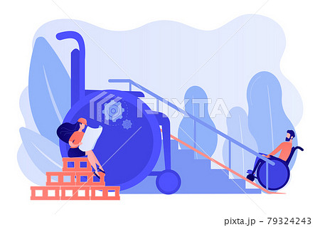 Accessible environment designing concept vector illustration 79324243