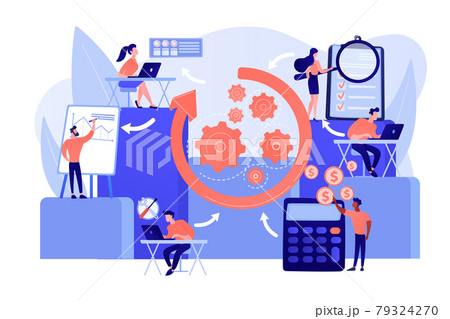 Workflow vector illustrationのイラスト素材 [79324270] - PIXTA