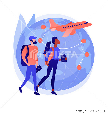 Global travelling abstract concept vector illustration. Global travelling abstract concept vector illustration. 79324381