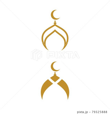 Mosque icon vector Illustration design Mosque icon vector Illustration design 79325888
