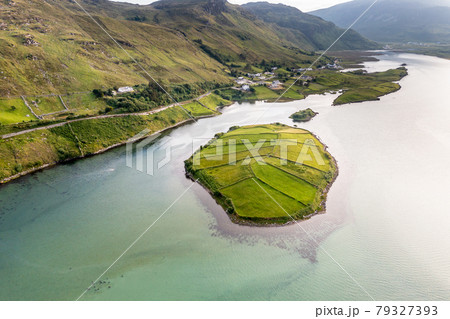 Aerial view of the Townland of Illancreeve, Lackaduff - County Donegal, Ireland Aerial view of the Townland of Illancreeve, Lackaduff - County Donegal, Ireland 79327393