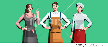 heroes in daily life, Small enterprise, shops, business Illustration 79329375