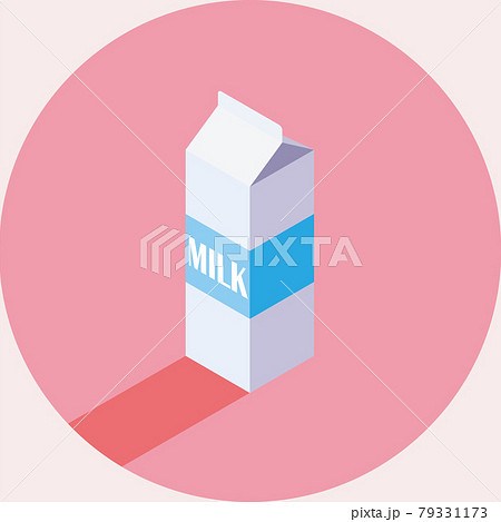 牛乳のイラスト 有機食品 Illustration of milk organic food 79331173