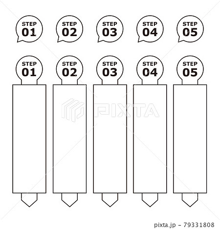 バナー ラベル ステップ デザイン バナー ラベル ステップ デザイン 79331808