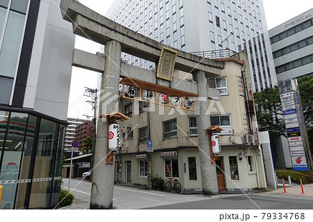 櫛田神社表参道冷泉町の鳥居 79334768