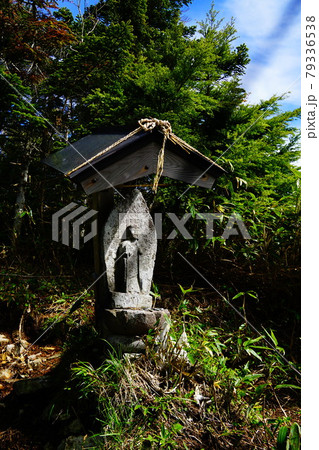 上州武尊山　前武尊への登山道にある仏様 79336538