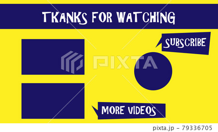 YouTube End Card Template Type B 04 79336705