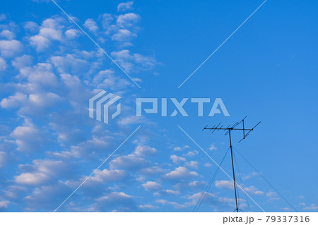 晴天の日の高積雲、ひつじ雲2 79337316