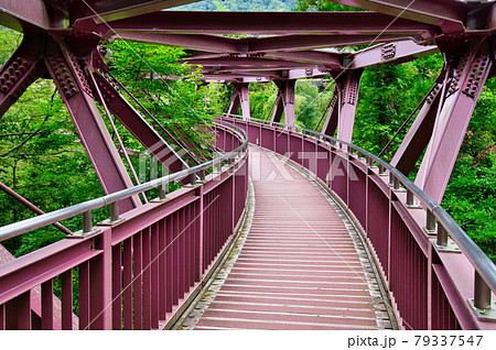 石川県　山中温泉あやとりはし 79337547