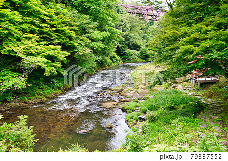 石川県　山中温泉あやとりはし 79337552