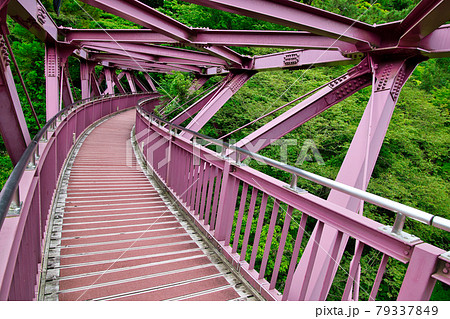 石川県　山中温泉あやとりはし 79337849