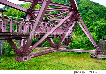 石川県　山中温泉あやとりはし 79337905