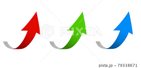 上昇に切り替わる矢印 79338671