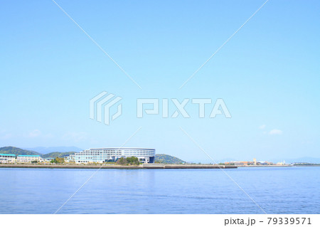 蒲郡市、ラグーナベイコートと三河湾の風景 蒲郡市、ラグーナベイコートと三河湾の風景 79339571