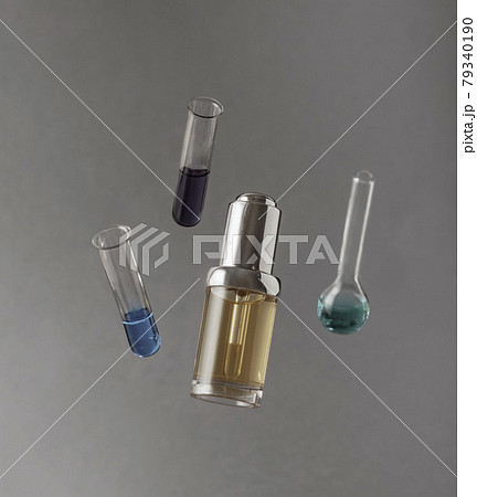 Cosmetic spa medical skin care, bottle for serum, micellar toner and emulsion levitation Cosmetic spa medical skin care, bottle for serum, micellar toner and emulsion levitation 79340190