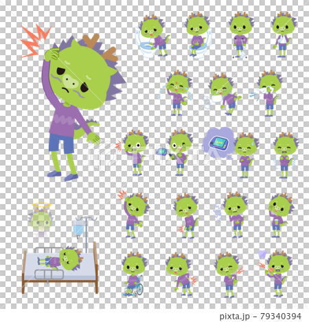 Injured or sick dragon boy set Injured or sick dragon boy set 79340394