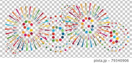 Illustration of fireworks in SDGs image Illustration of fireworks in SDGs image 79340906