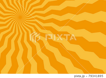 真夏の暑さ　夏の紫外線イメージ背景素材 79341895