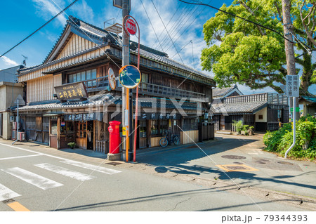 三重県伊勢市　二軒茶屋の町並み 79344393