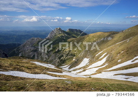 Giewont peak on the background of Zakopane. Tatra Mountains. Poland. Giewont peak on the background of Zakopane. Tatra Mountains. Poland. 79344566