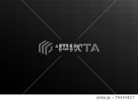 Minimalist black carbon fiber abstract background with dark gradient geometric texture elements. Modern simple design. Black metallic square wallpaper. Vector illustration 79344827