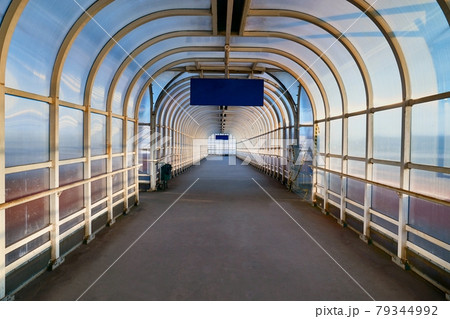 Passage for passangers at a station Passage for passangers at a station 79344992