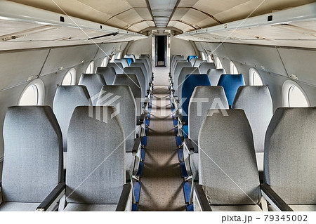 Airliner interior old seats Airliner interior old seats 79345002