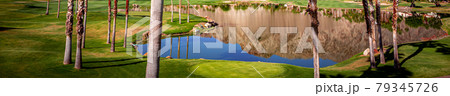 green on golf course in palm springs, california green on golf course in palm springs, california 79345726