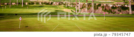 green on golf course in palm springs, california green on golf course in palm springs, california 79345747