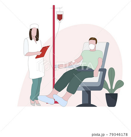 Donation blood to immediately transfusion, emergency treatment 79346178