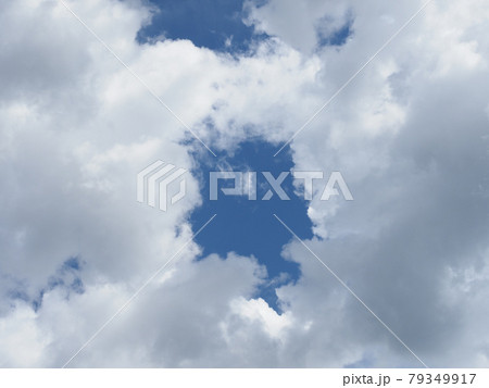 dramatic blue sky with clouds background dramatic blue sky with clouds background 79349917