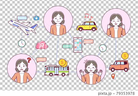 旅行をする人々 旅行をする人々 79353978