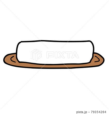 シンプルなおしぼりのイラスト シンプルなおしぼりのイラスト 79354264