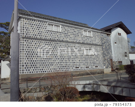 なまこ壁_倉敷美観地区 なまこ壁_倉敷美観地区 79354373
