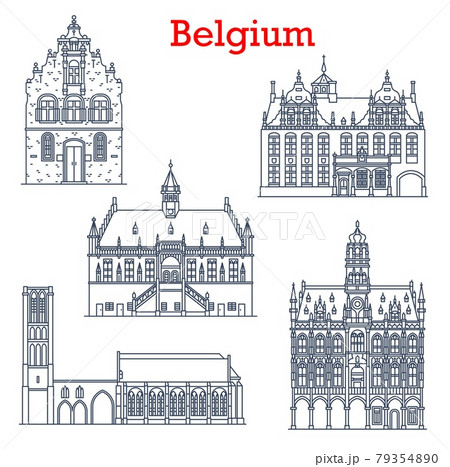 Belgium travel landmarks, architecture churches 79354890